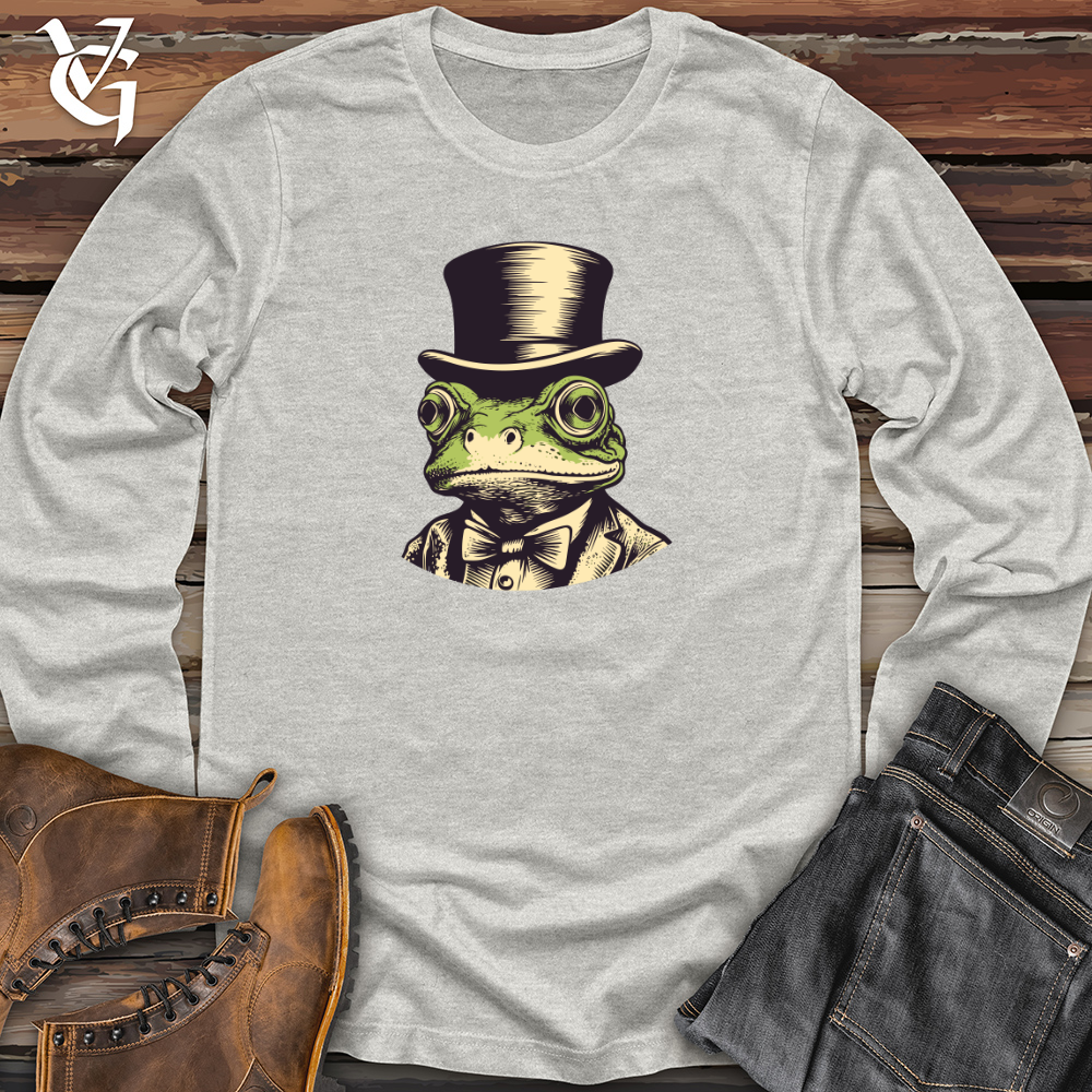 Vintage Top Hat Frog Long Sleeve