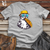 Pizza Chill Penguin Cotton Tee