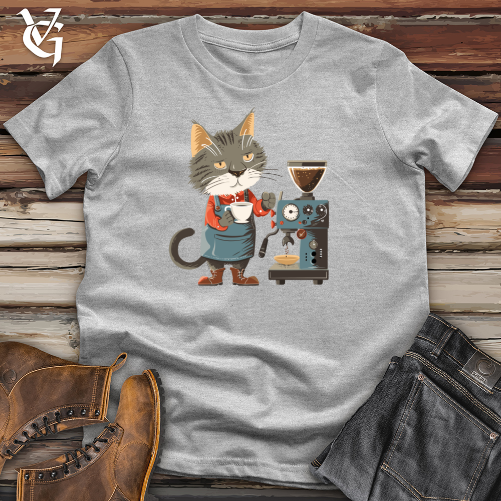 Cat Barista Brew Cotton Tee