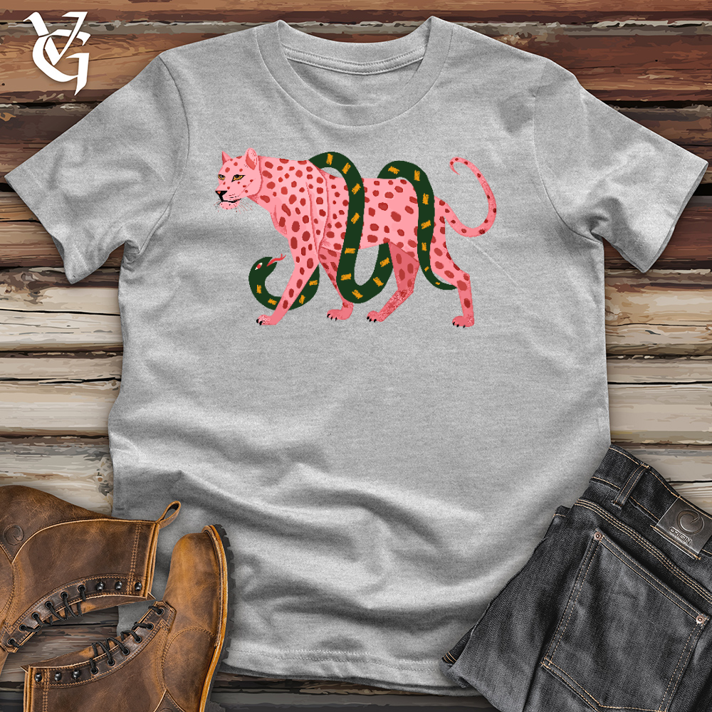 Pink Cheetah Cotton Tee