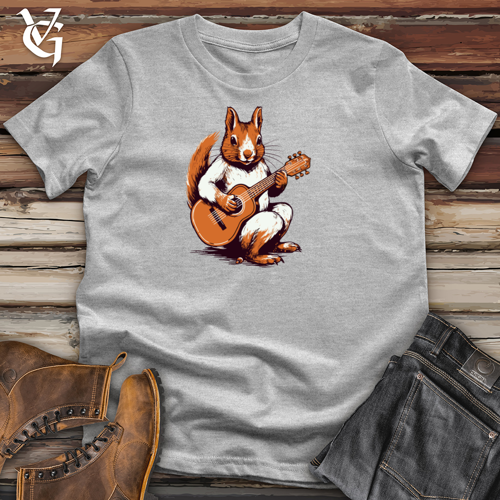 Vintage Guitar Squirrel Cotton Tee