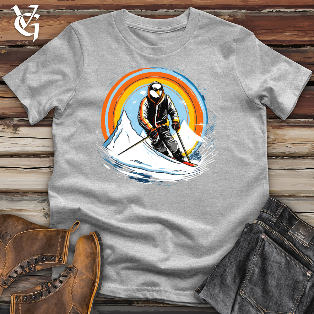 Skiing Penguin Cotton Tee