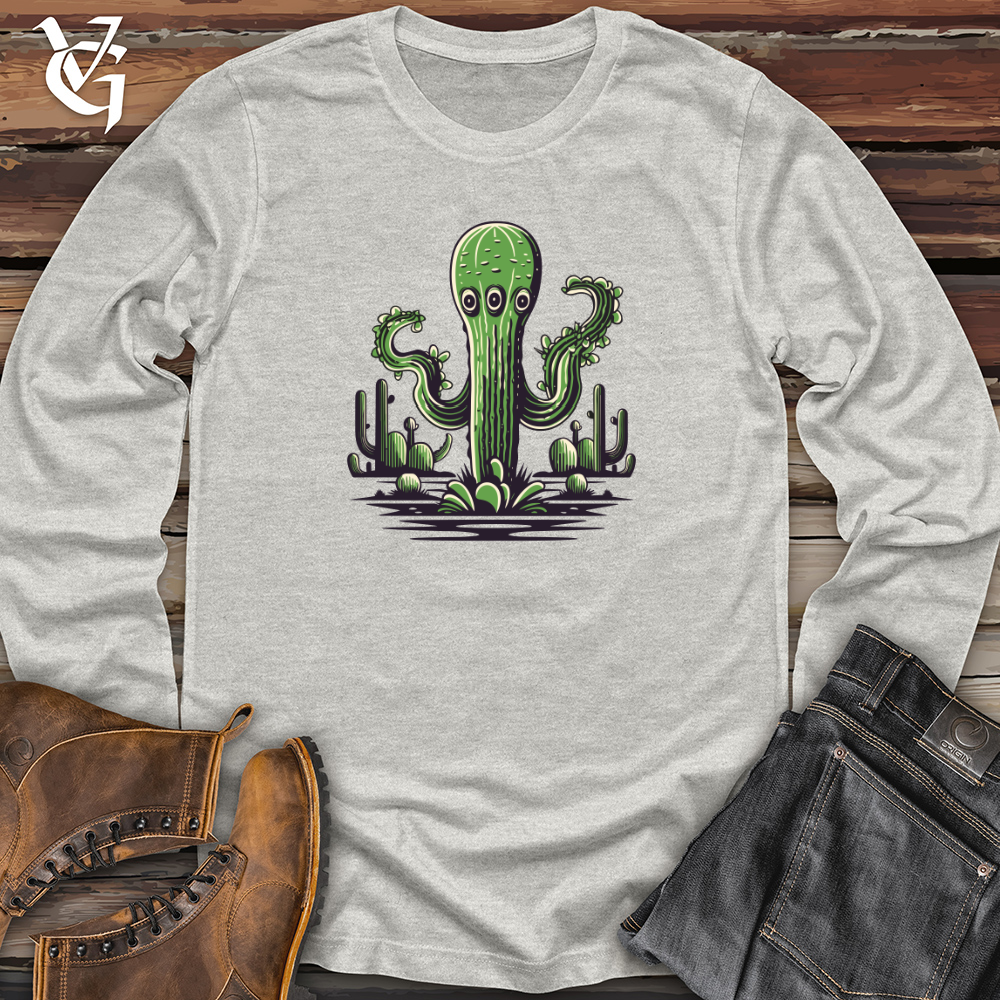 Retro Cactus Embrace Long Sleeve