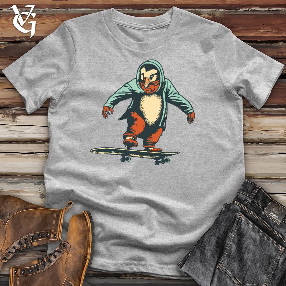 A penguin scatting Cotton Tee