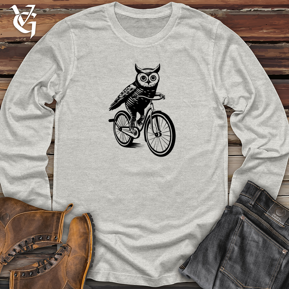 Vintage Owl Pedaler Long Sleeve