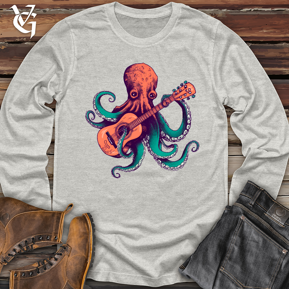 Octopus Guitarist Long Sleeve Tee