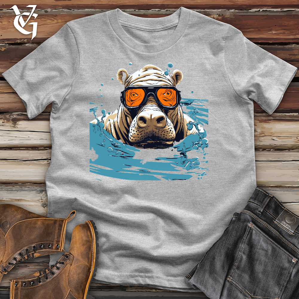 Chillin Hippo Cotton Tee