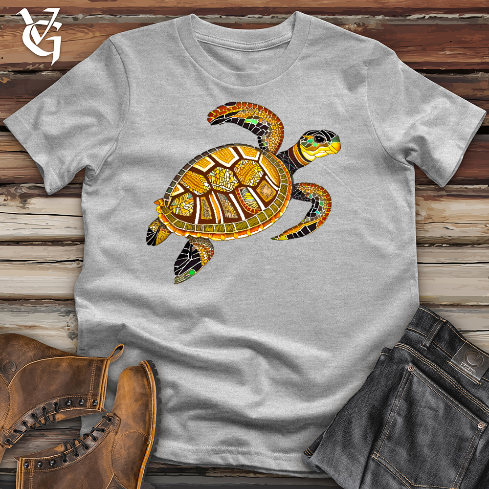 Sea Glass Turtle Cotton Tee