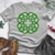 Inside Out Celtic Clover Cotton Tee