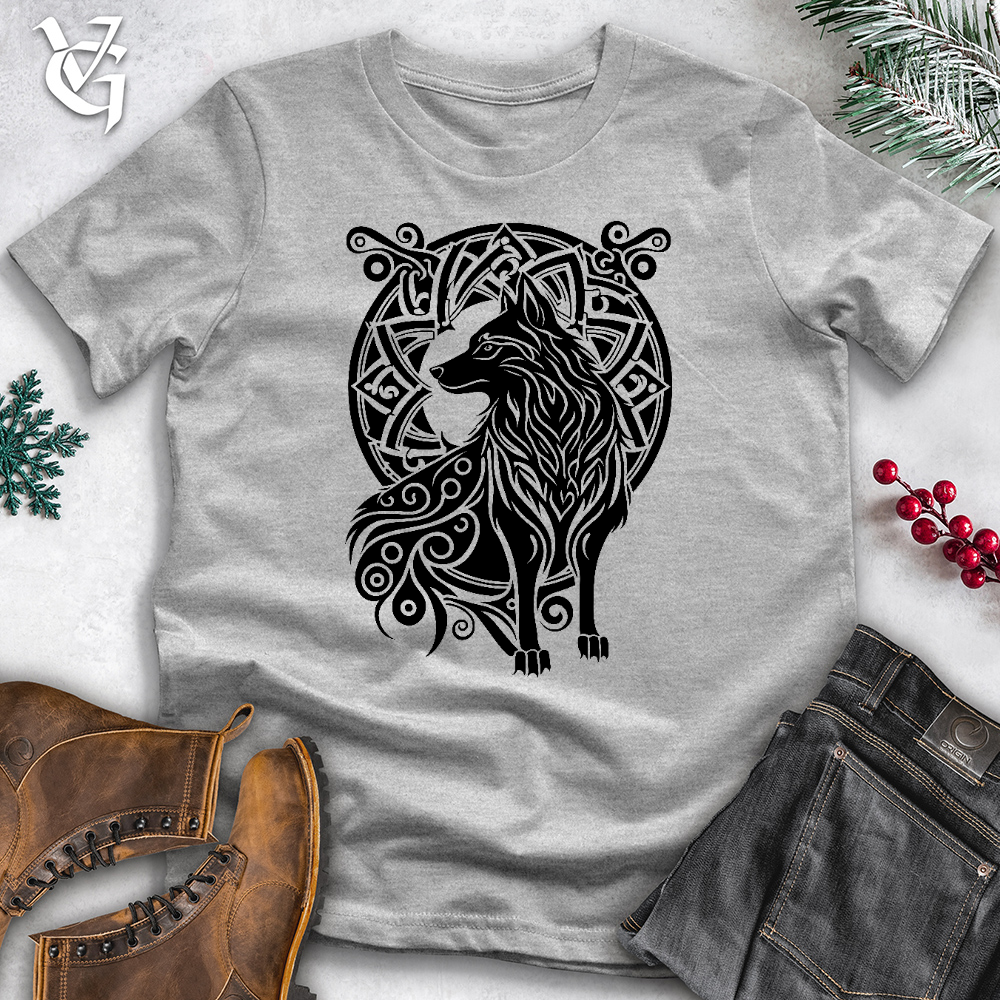Celtic Wolf Cotton Tee