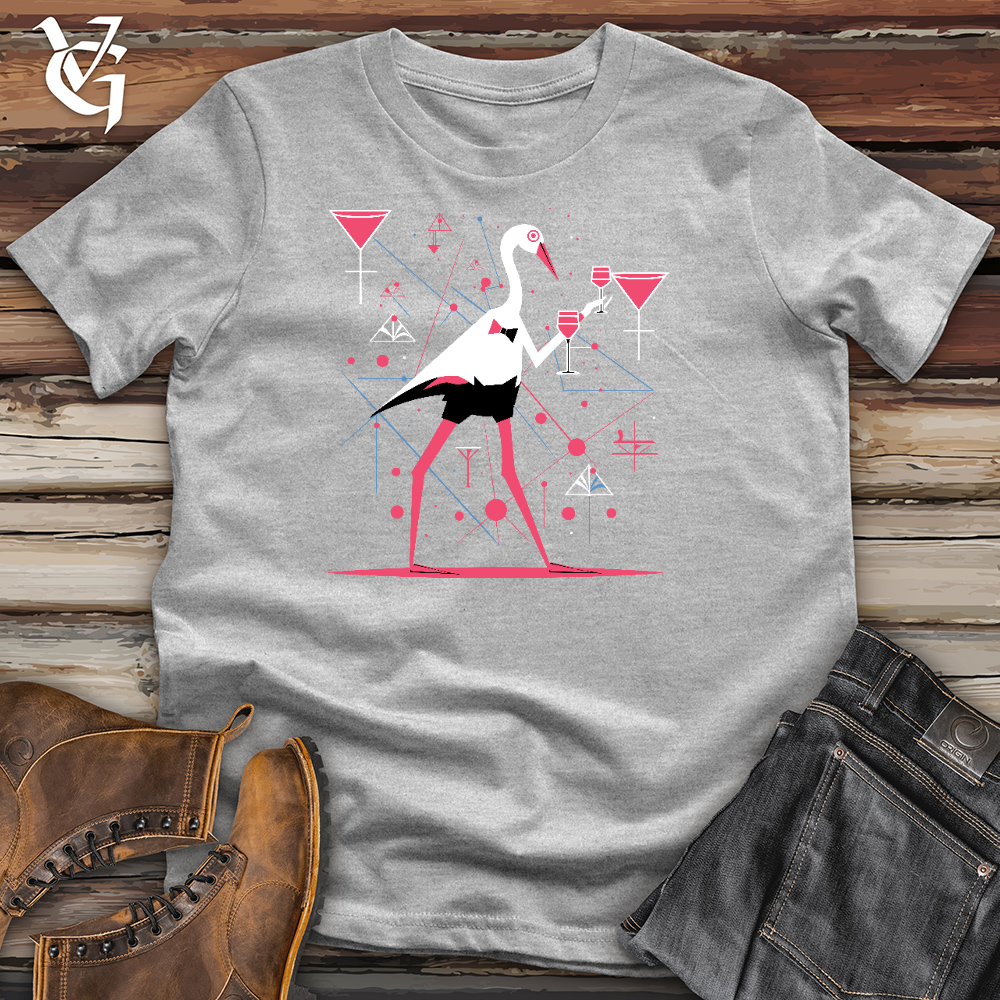 Flamingo Drinking Cotton Tee