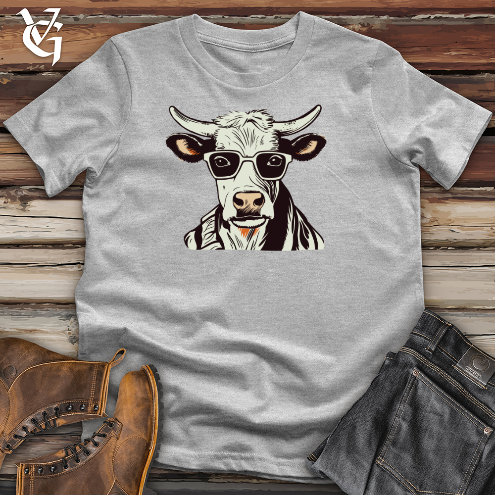 Retro Maverick Moo 01 Cotton Tee