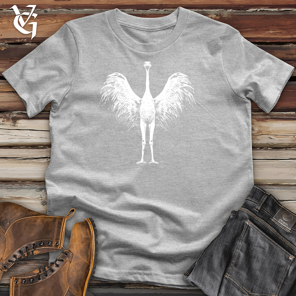 Graceful Ostrich Cotton Tee