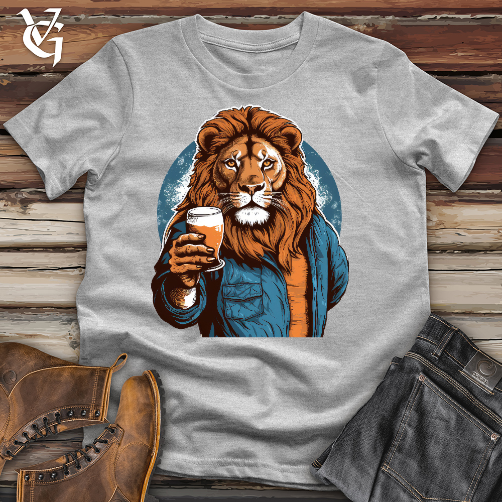 Happy Hour Lion Cotton Tee