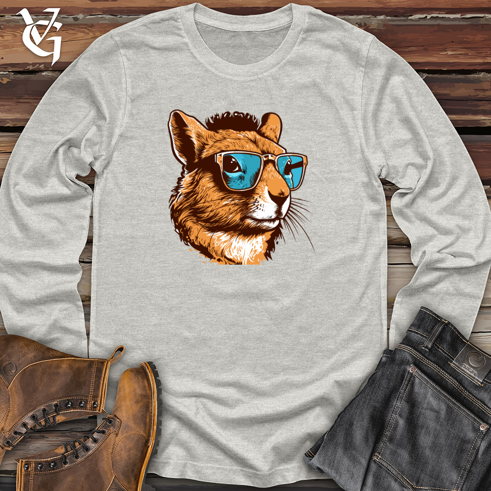 Retro Shades Squirrel Long Sleeve