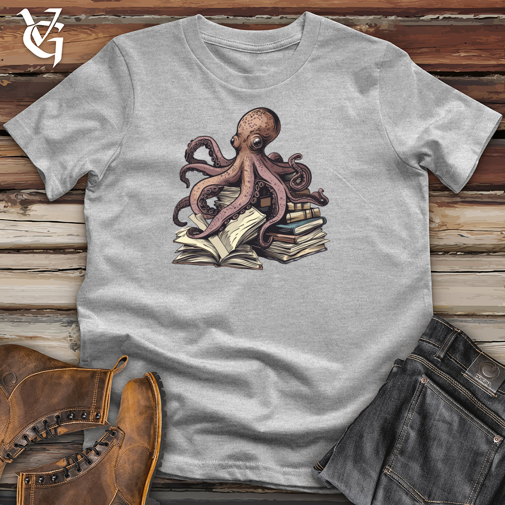 Octopus Book Wisdom Cotton Tee