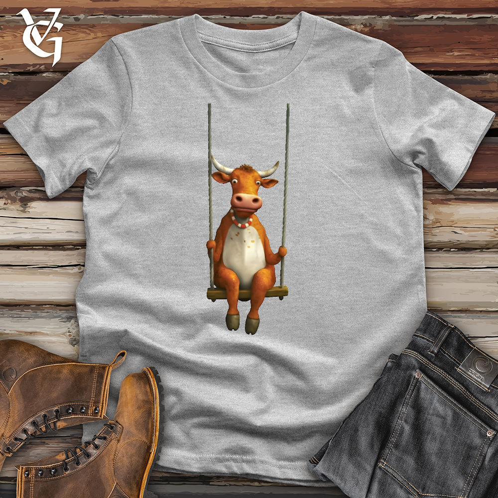 Swinging Cow Cotton Tee