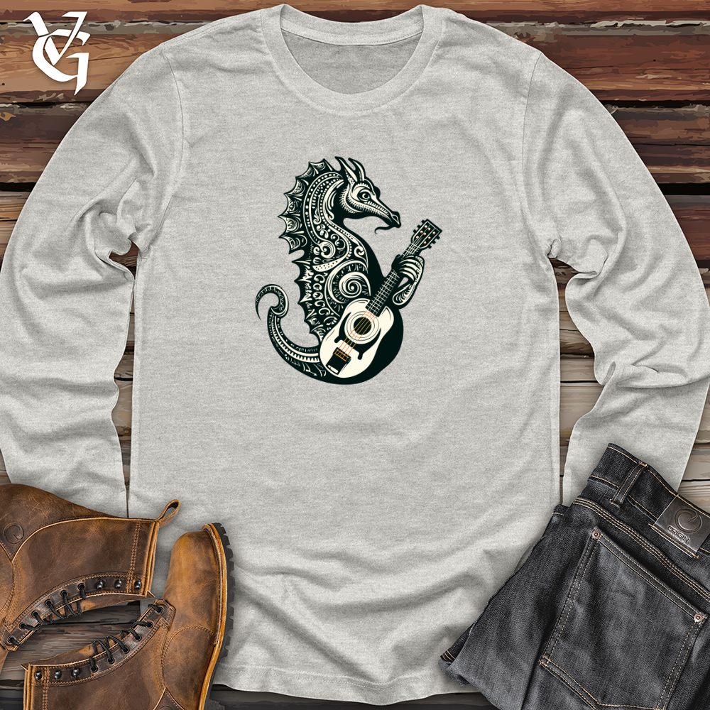 Retro Beat Seahorse Long Sleeve