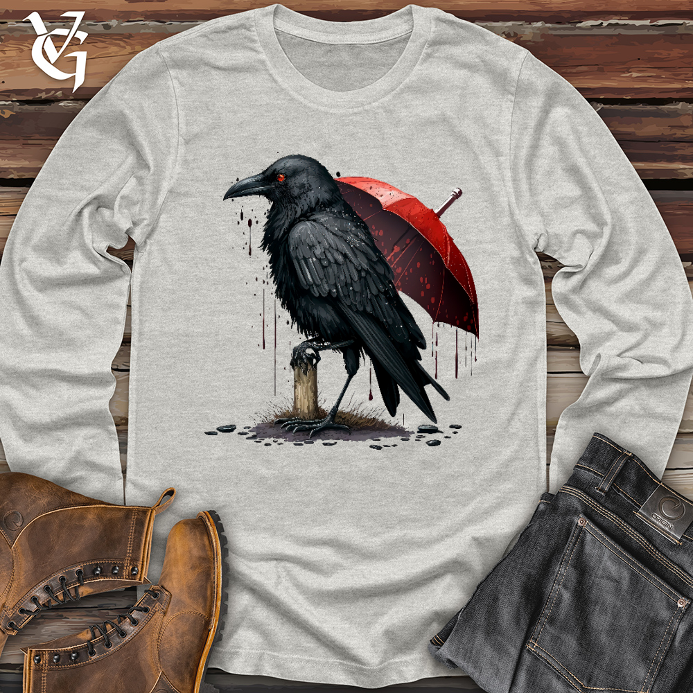 Raven In The Rain Long Sleeve