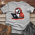 Penguin Watching Laptop Cotton Tee