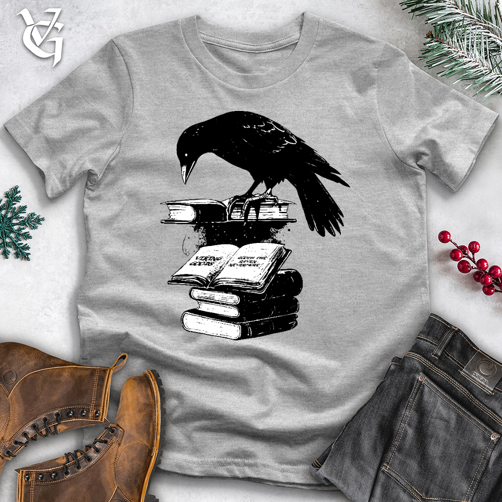 Raven Reading Fanatic Cotton Tee