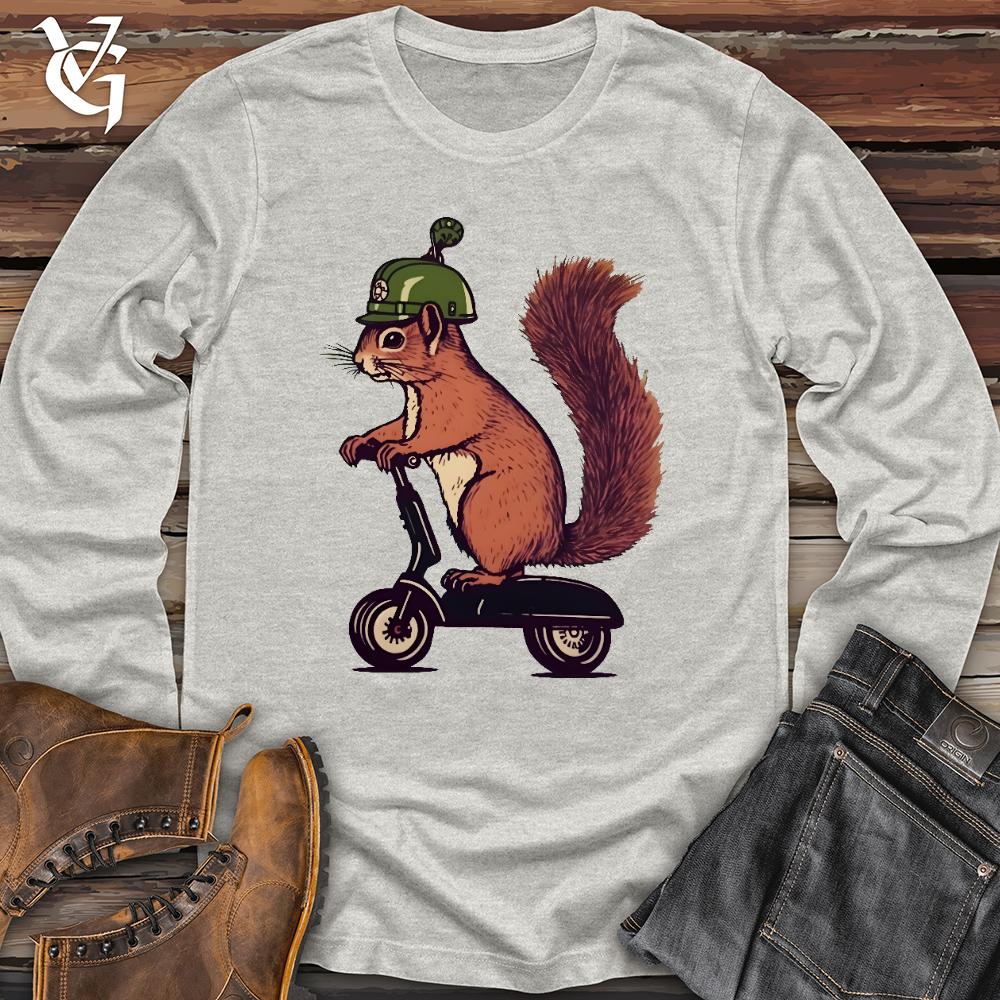 Squirrel Scoot Long Sleeve