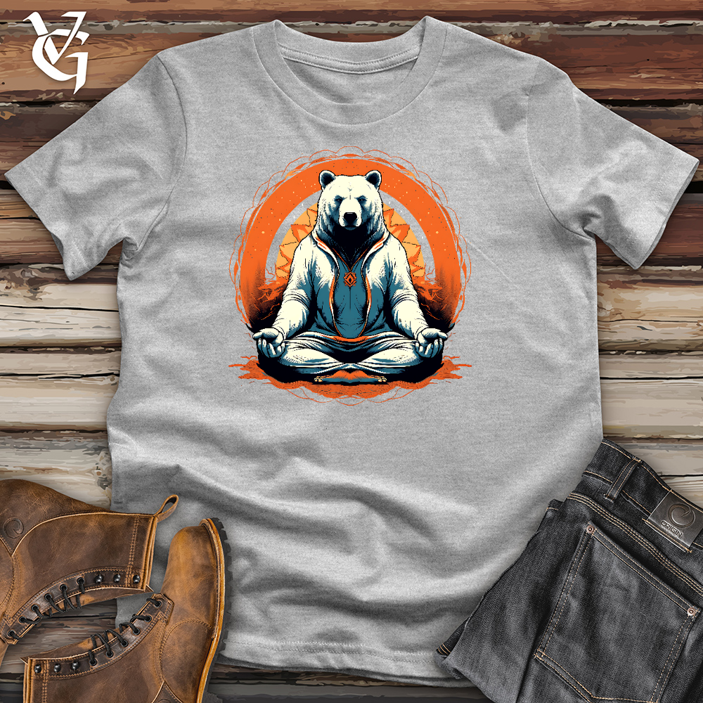 Featuring a Bear Meditation Cotton Tee