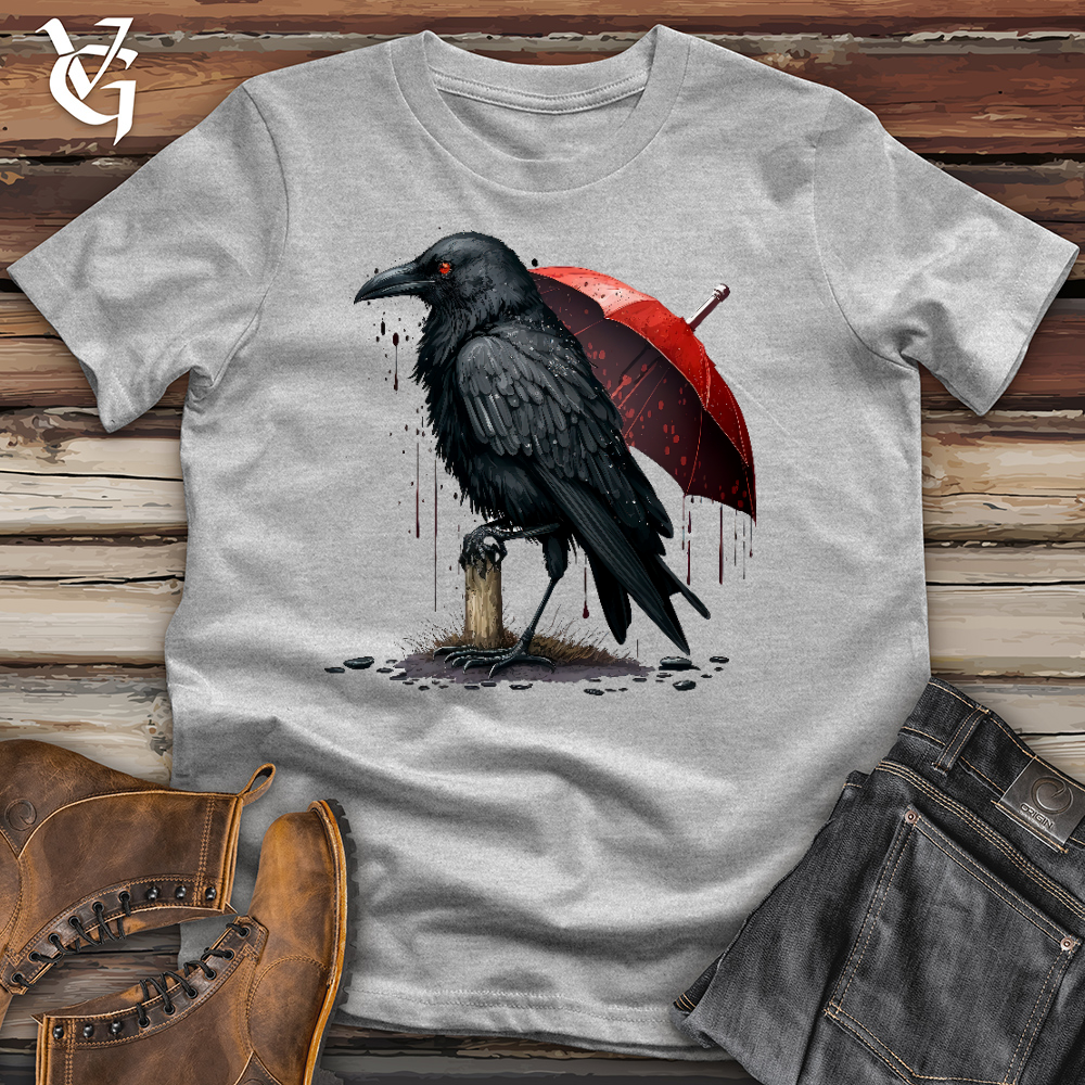 Raven In The Rain Cotton Tee