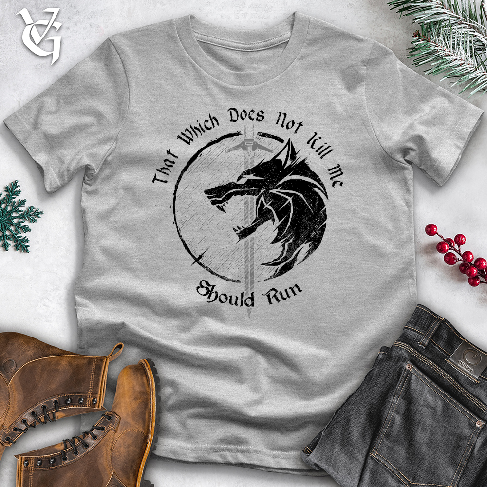 Should Run Wolf Cotton Tee