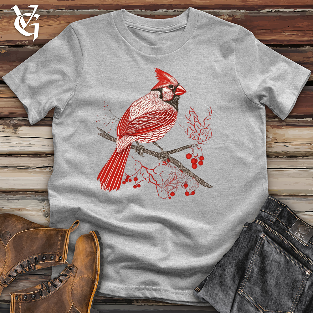 Lacy Cardinal Cotton Tee