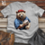 Pitching Bear Cotton Tee