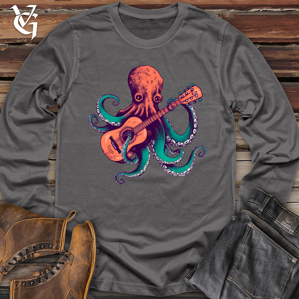 Octopus Guitarist Long Sleeve Tee
