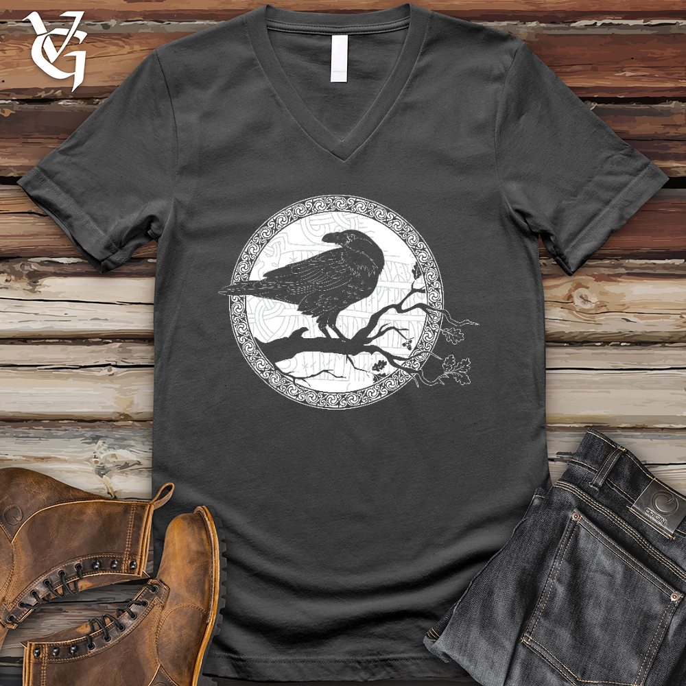 White Raven Winter V- Neck Tee
