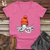 Octopus Orange Beanie Softstyle V-Neck