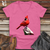 Geometric Cardinal Bird Softstyle V-Neck