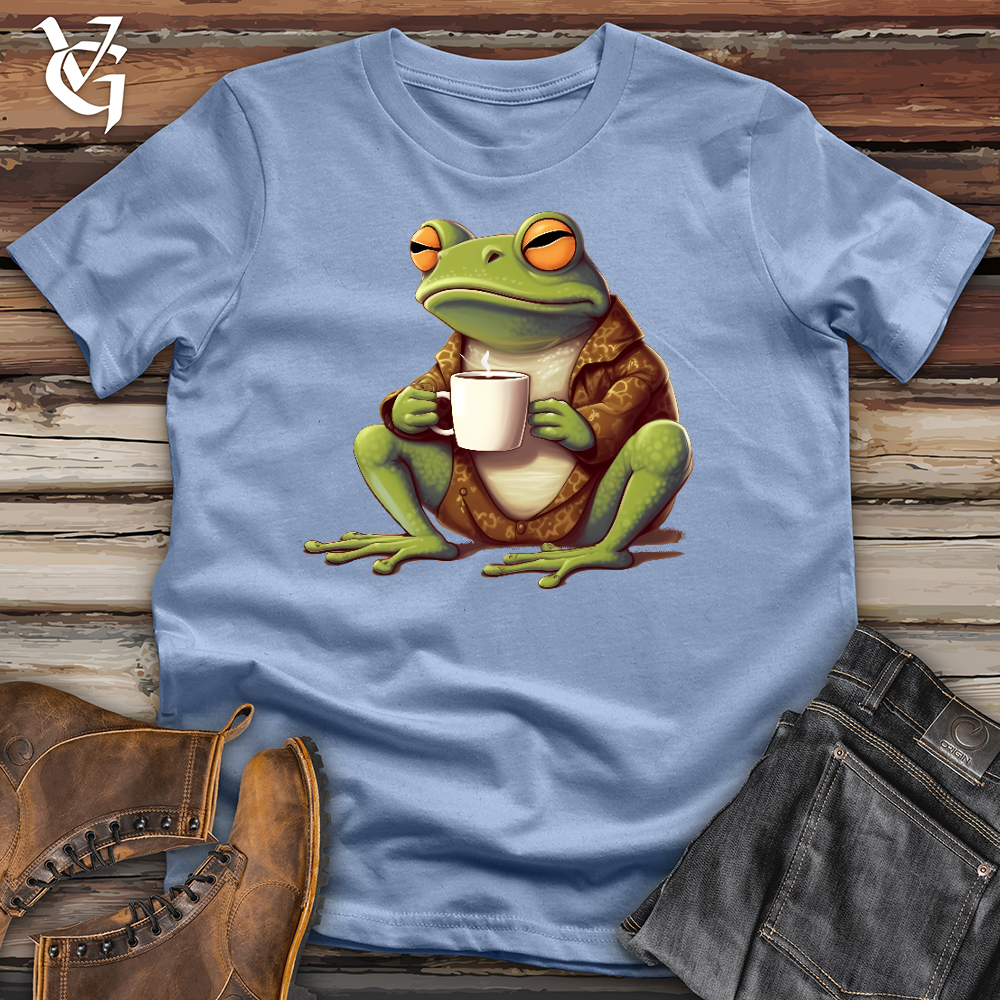 Frog Coffee Addict Cotton Tee