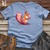 Squirrel Blowing Bubbles with Bubble Gum Cotton Tee