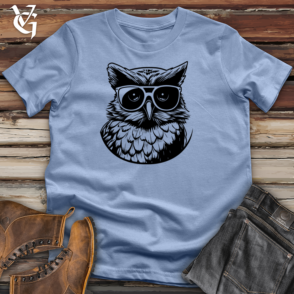 Skateboard Owl Cool Cotton Tee