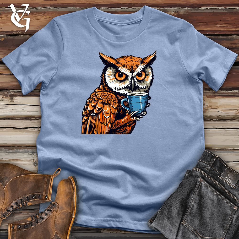 Caffeinated Owl Cotton Tee