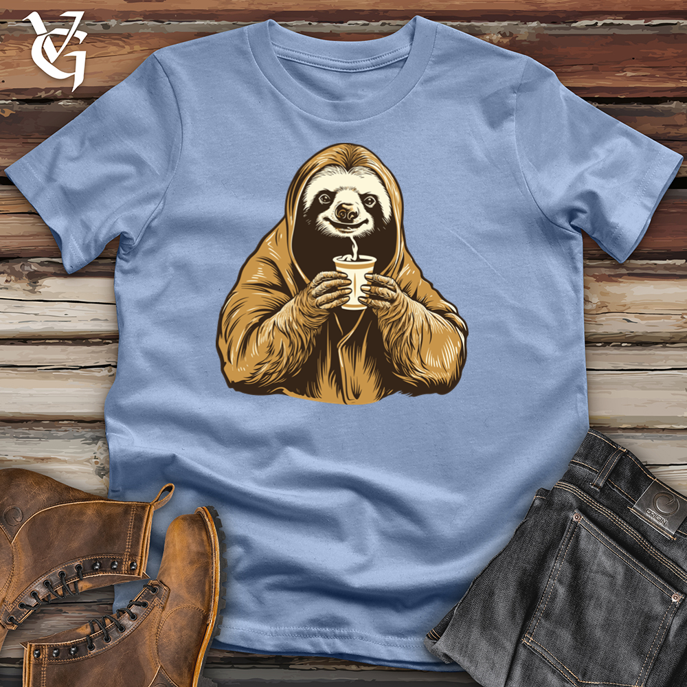Caffeinated Sloth Bliss Cotton Tee