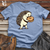 Hedgehog Eating Donut Cotton Tee