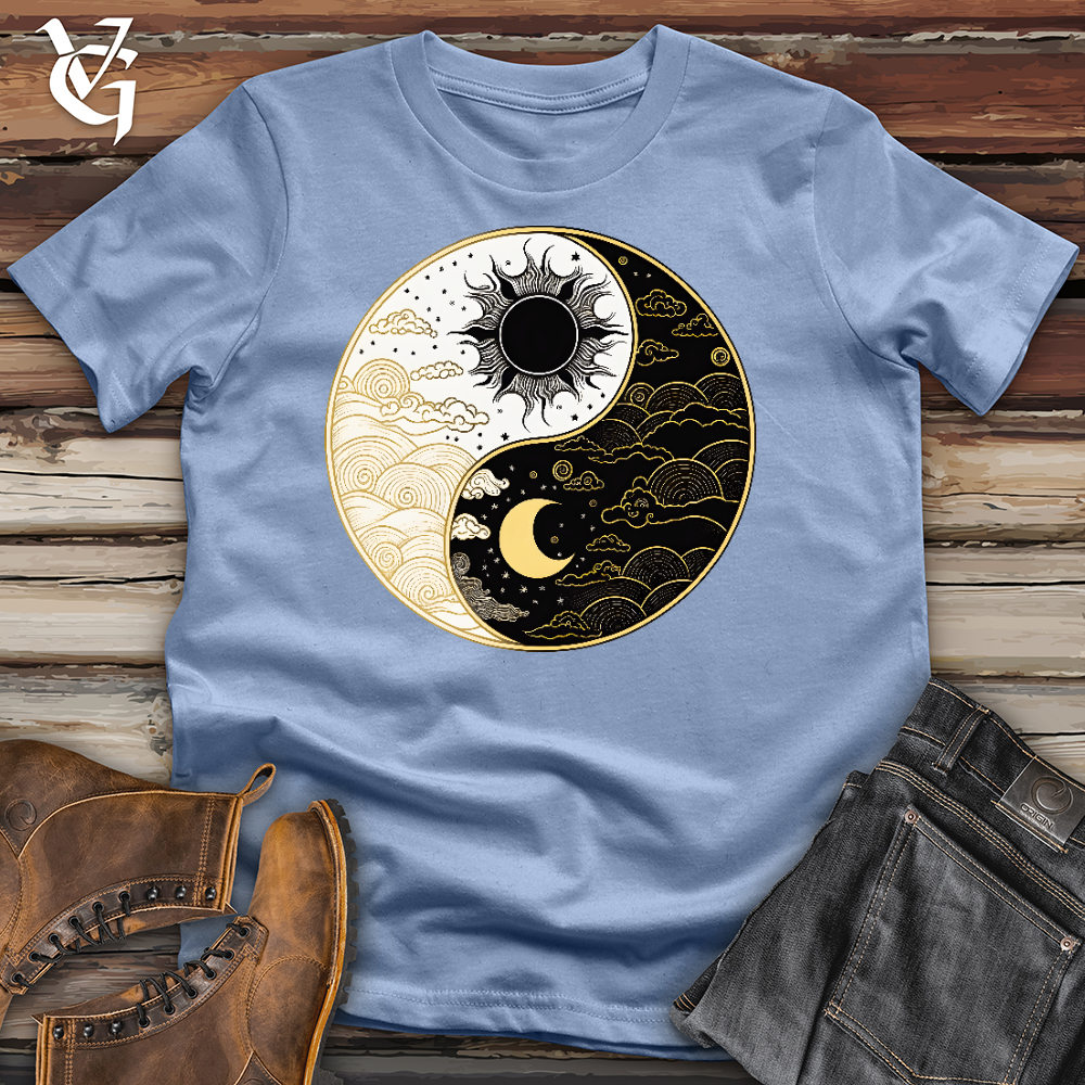 Sun And Moon Yin Yang Cotton Tee