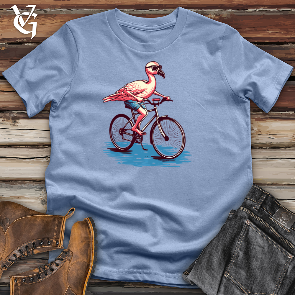 Flamingo Glide Ride Cotton Tee