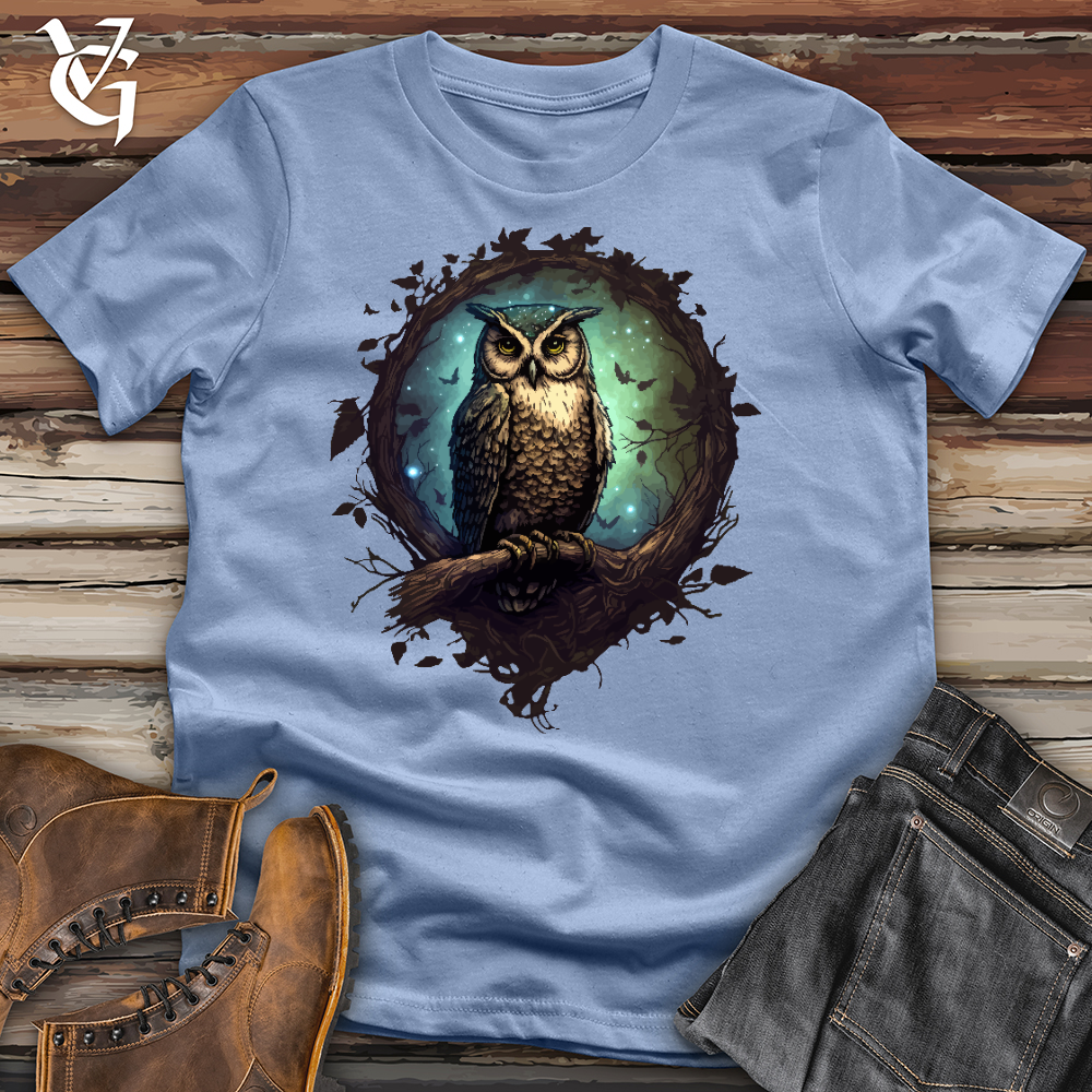 Owl Cosmic Dust Cotton Tee