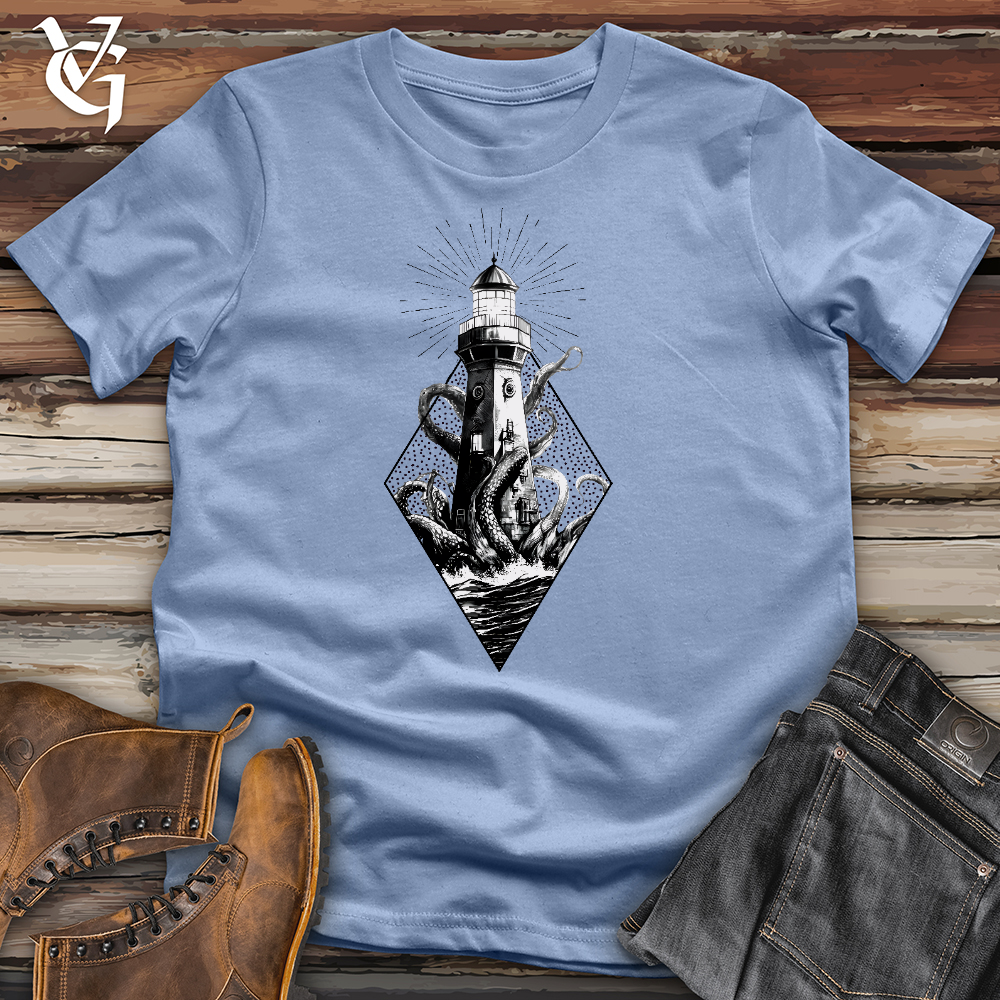 Octopus vs. Lighthouse Cotton Tee