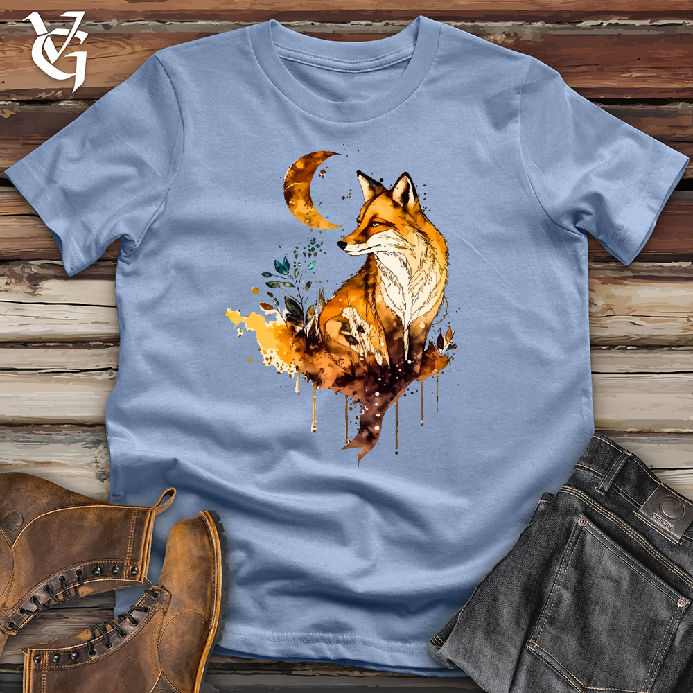 Fox Watercolor Cotton Tee