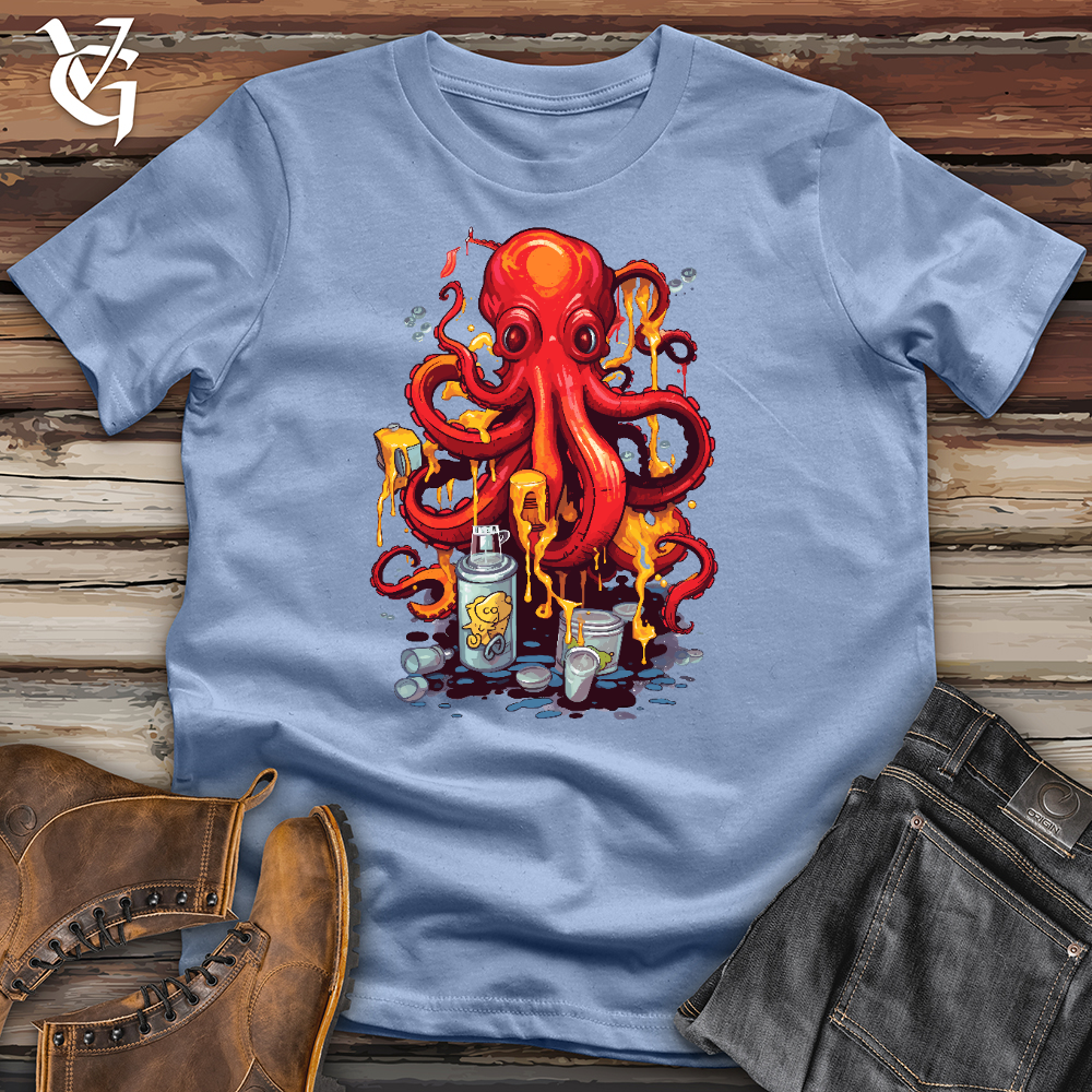 Octopus Graffiti Cotton Tee
