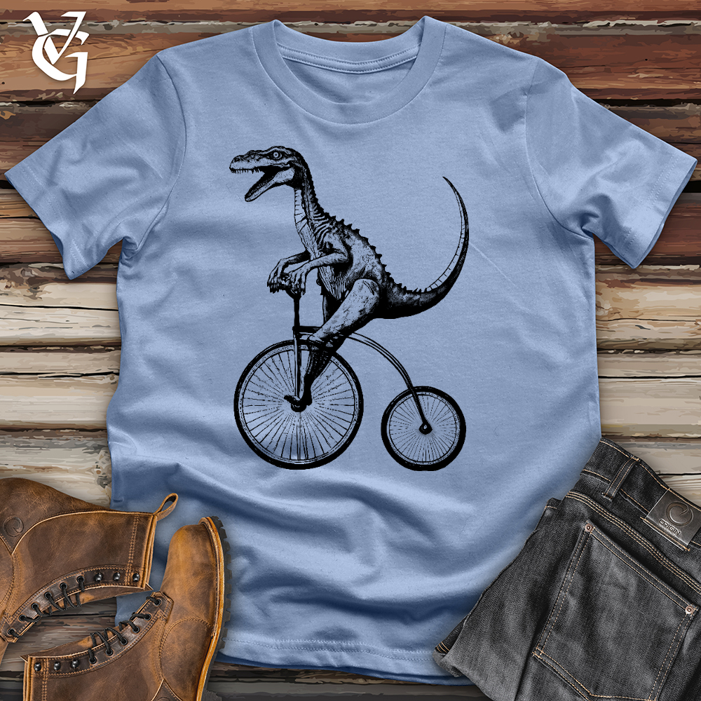 Dinosaur Cyclist Cotton Tee