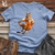 Skiing Squirrel Cotton Tee