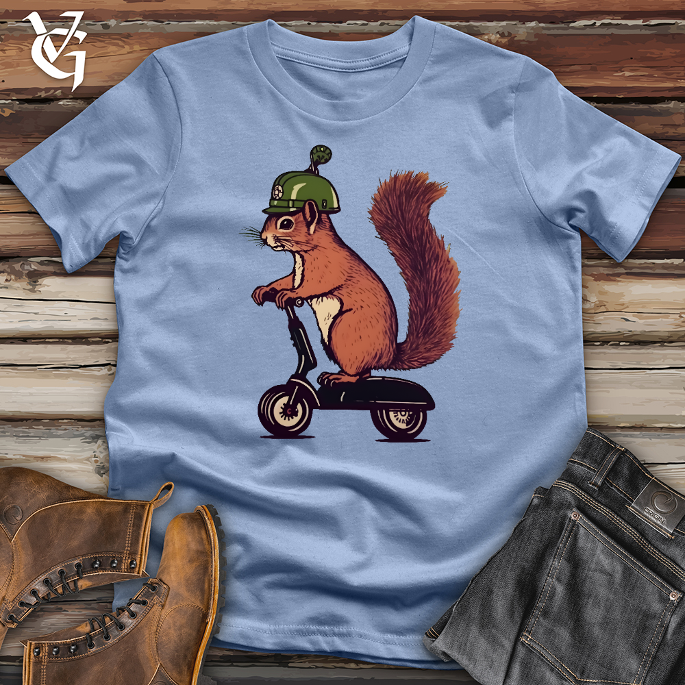 Squirrel Scoot Cotton Tee
